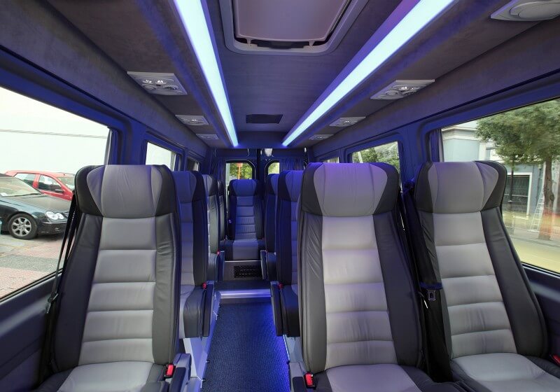 18 Passenger Van/Minibus Interior