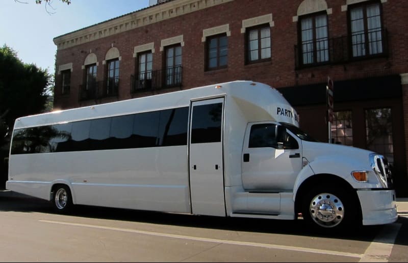 Buckeye 30 Passenger Party Bus White