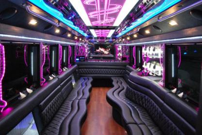 Gilbert 50 Passenger Party Bus Interior
